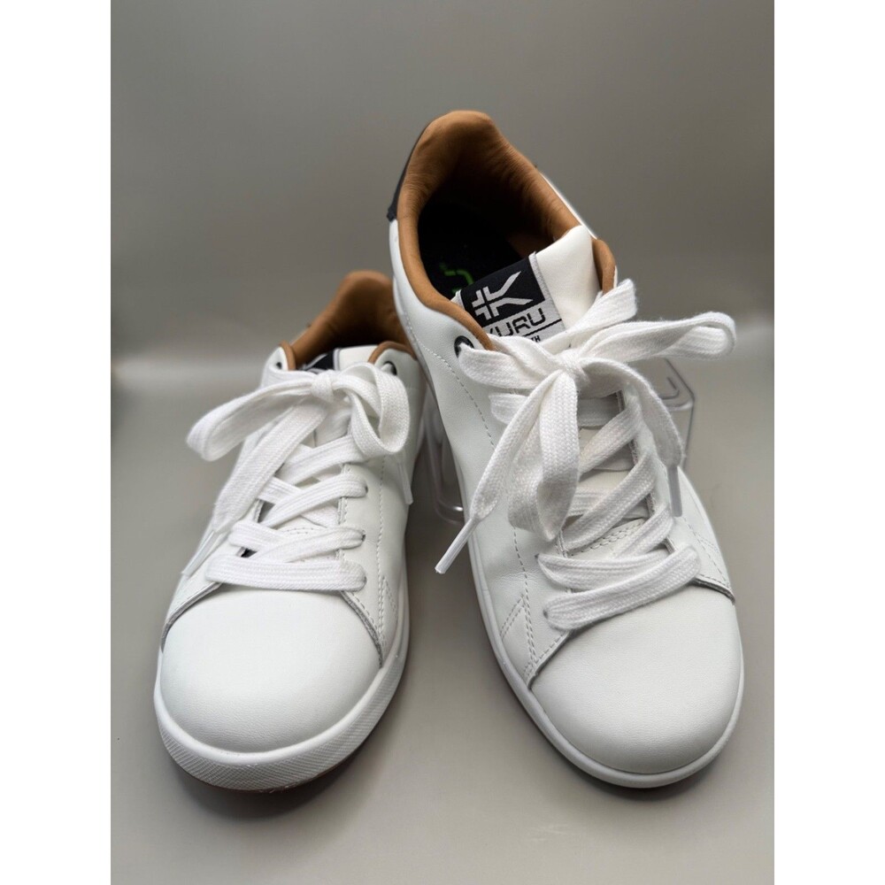 Kuru Roam Classic Court Womens Size 7.5 White Leather Athletic Shoes